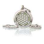 Flower of Life Aromatherapy Diffuser Necklace ~ 25mm