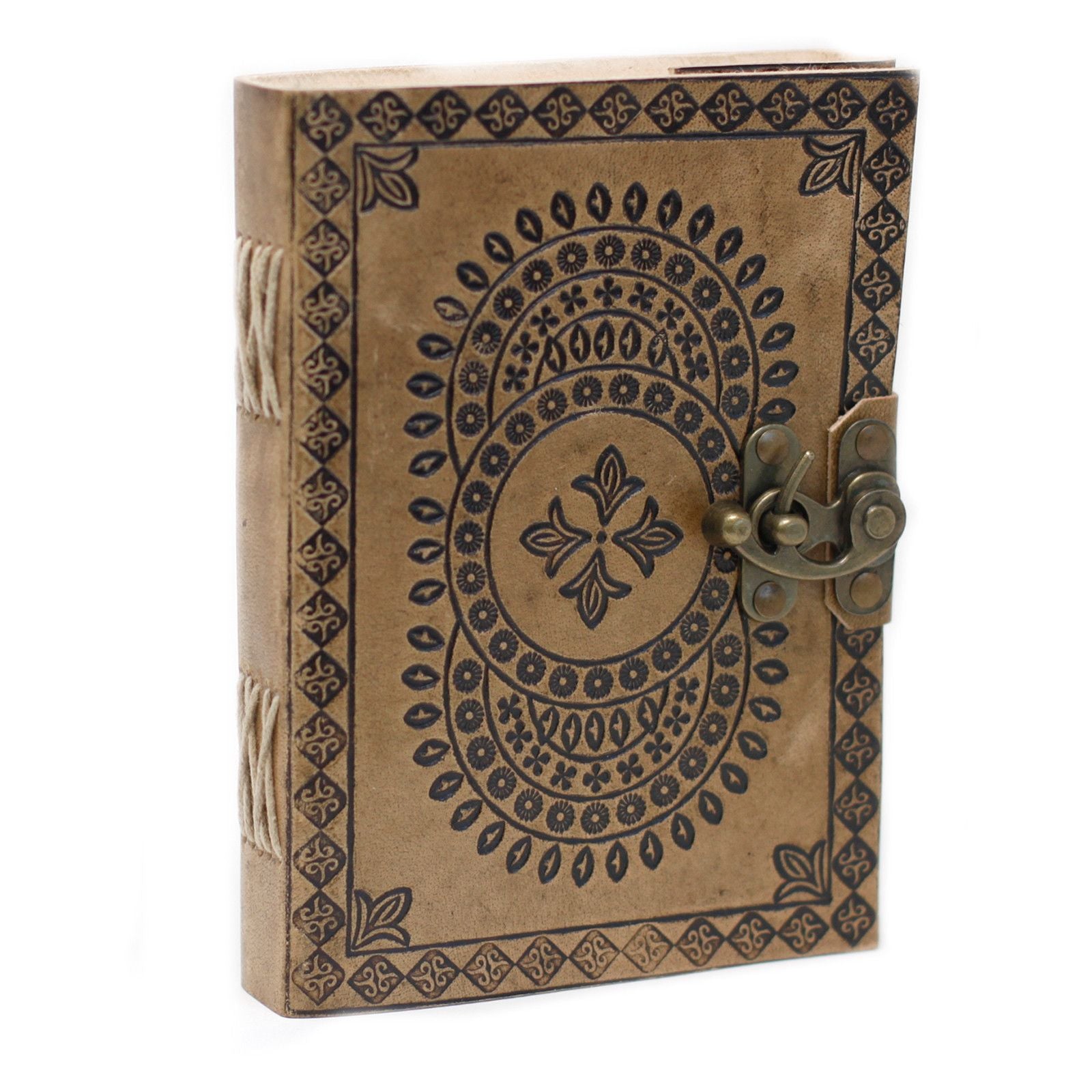 Blue Mandala Leather Notebook