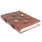 Chakra Stone Leather Notebook