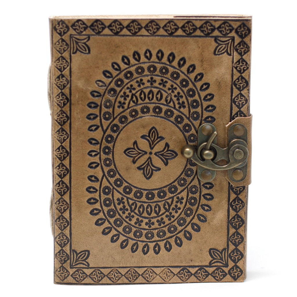 Blue Mandala Leather Notebook