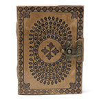 Blue Mandala Leather Notebook