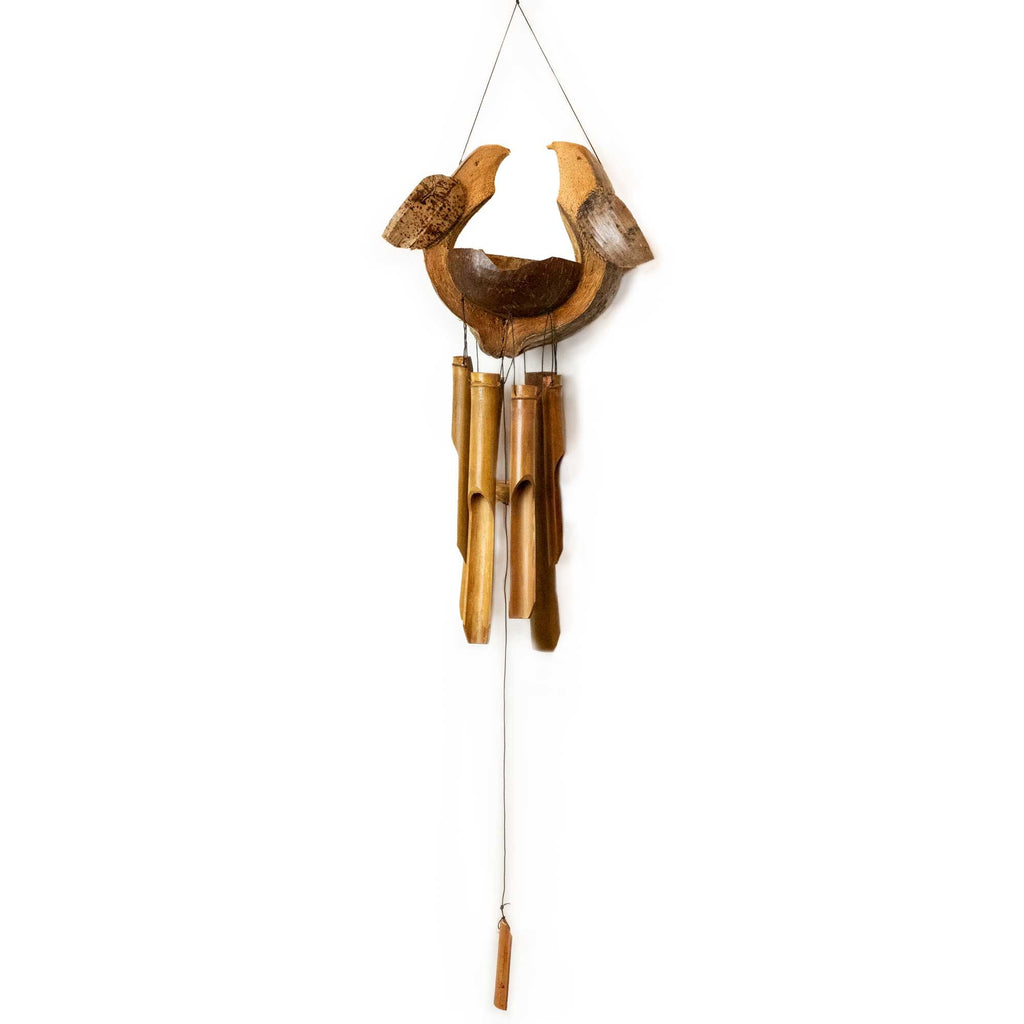 Natural Bamboo Windchime - Husband & Wife