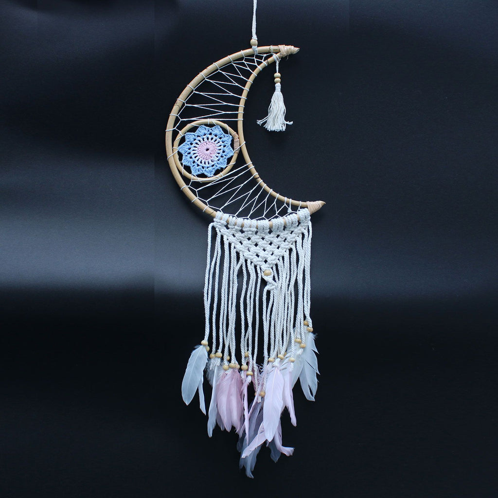 Macrame Moon Protection Dream Catcher