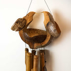 Natural Bamboo Windchime - Husband & Wife