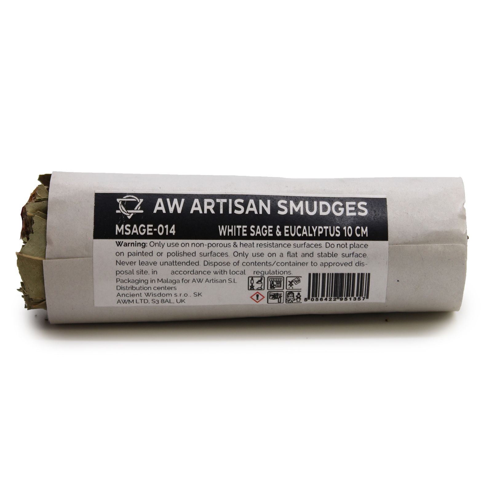White Sage & Eucalyptus Smudge Stick ~ 10cms