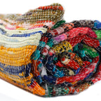 Ancient Wisdom Luxury Rag Rug ~ Natural