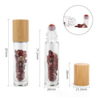 Red Jasper ~ Empty Gemstone Roller Bottle