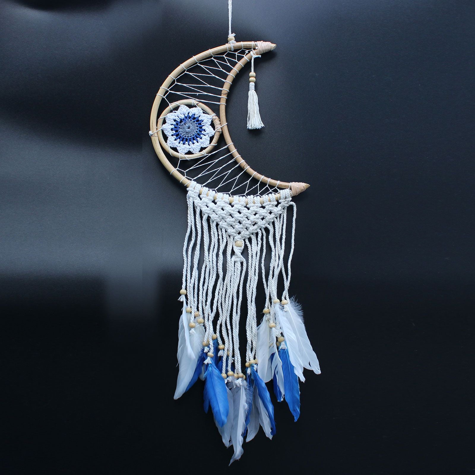 Macrame Moon Protection Dream Catcher