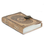 Blue Mandala Leather Notebook