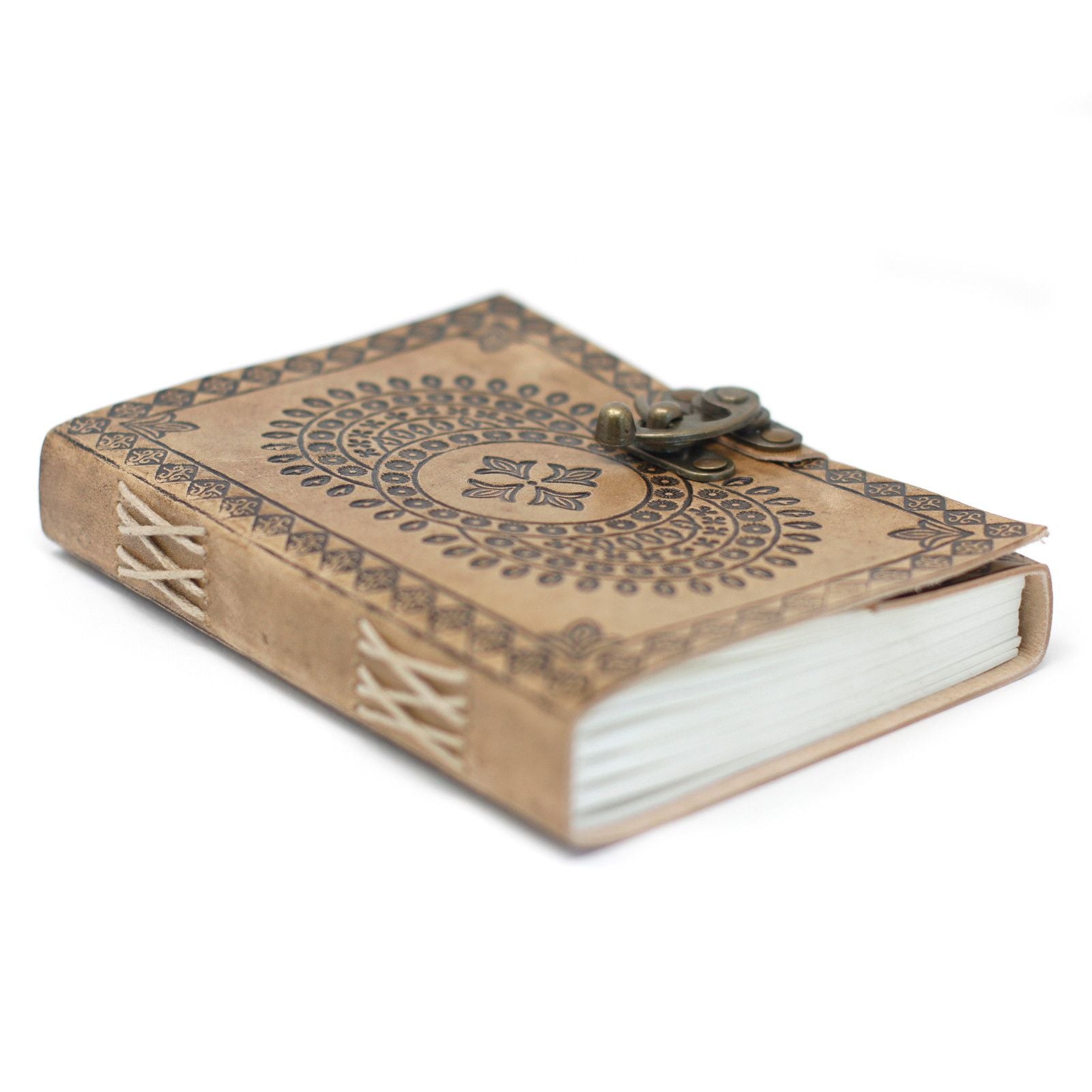 Blue Mandala Leather Notebook