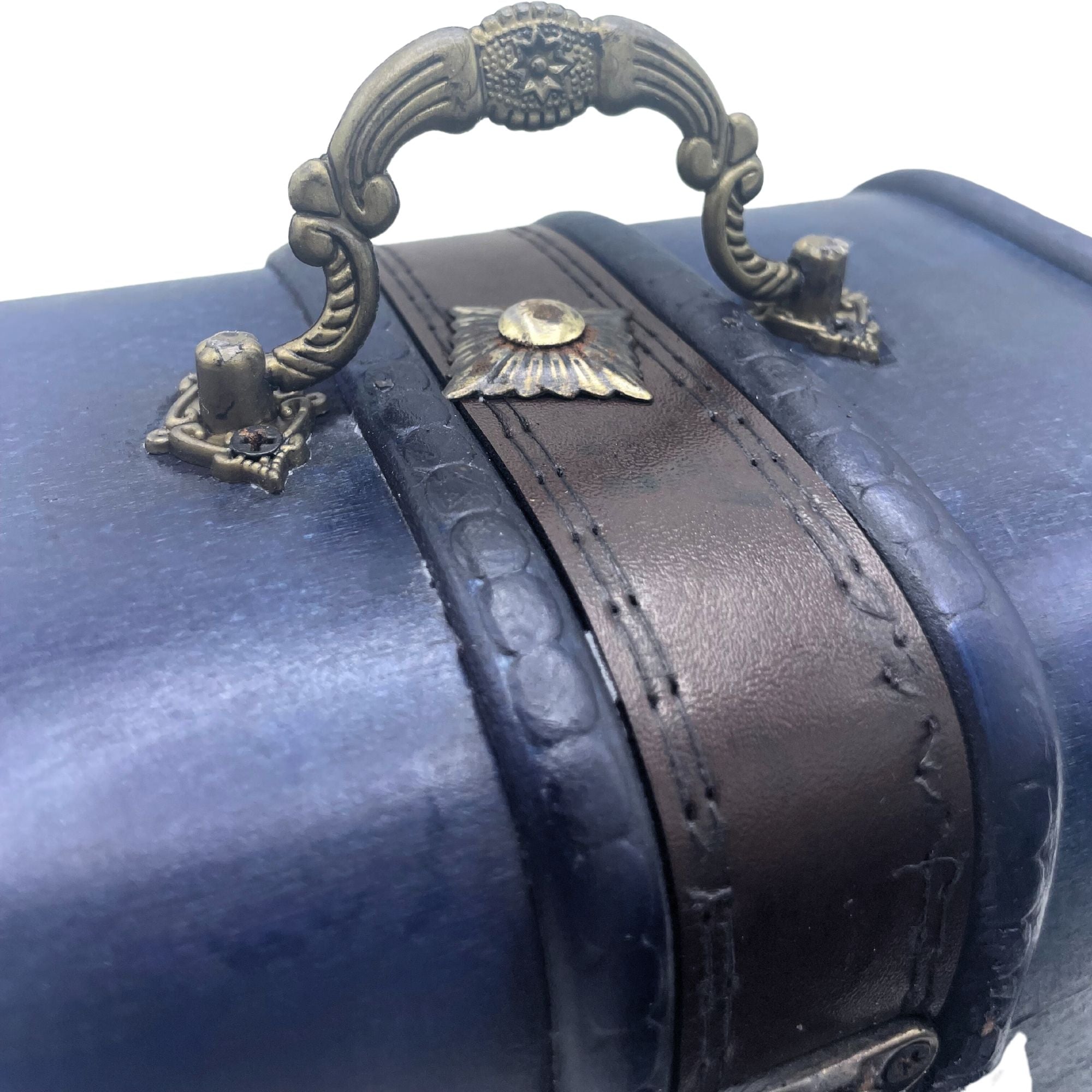 Treasure Chests in Teal Blue ~ Set of 2