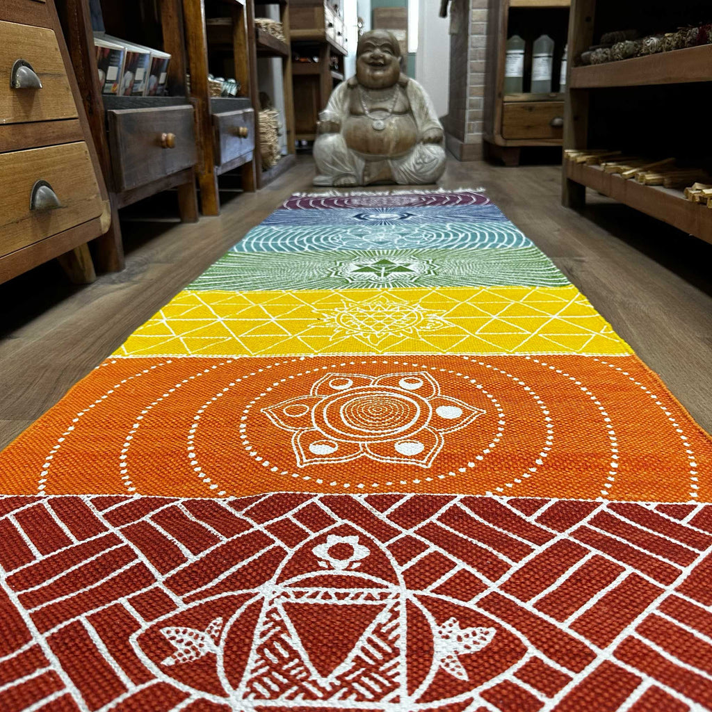 Ancient Wisdom Chakra Yoga Runner Rug