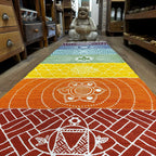 Ancient Wisdom Chakra Yoga Runner Rug
