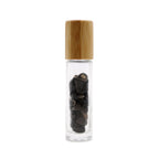 Black Tourmaline ~ Empty Gemstone Roller Bottle