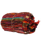 Ancient Wisdom Luxury Rag Rug ~ Red