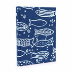 Handmade Notebook ~ Indigo Fish