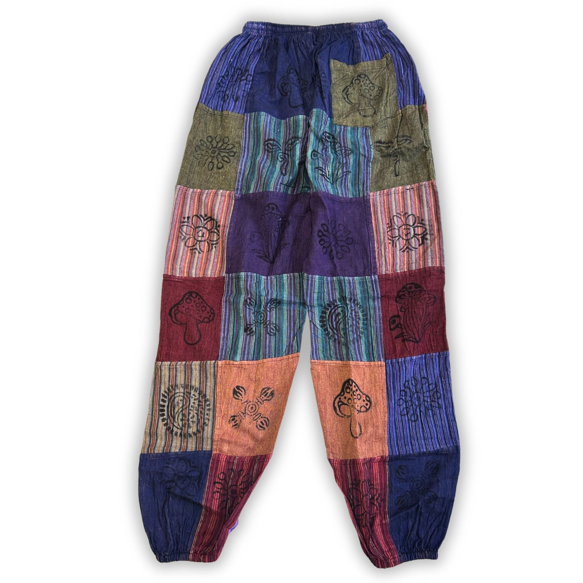 Nepalese Mushroom Block Print Harems