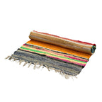 Rainbow Colours Rag Rug ~ Small