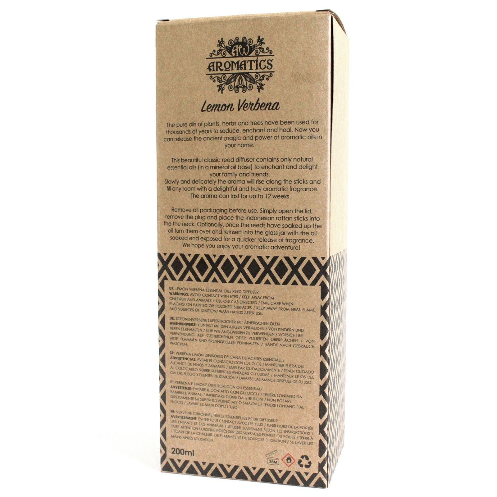 Reed Diffuser ~ Lemon Verbena