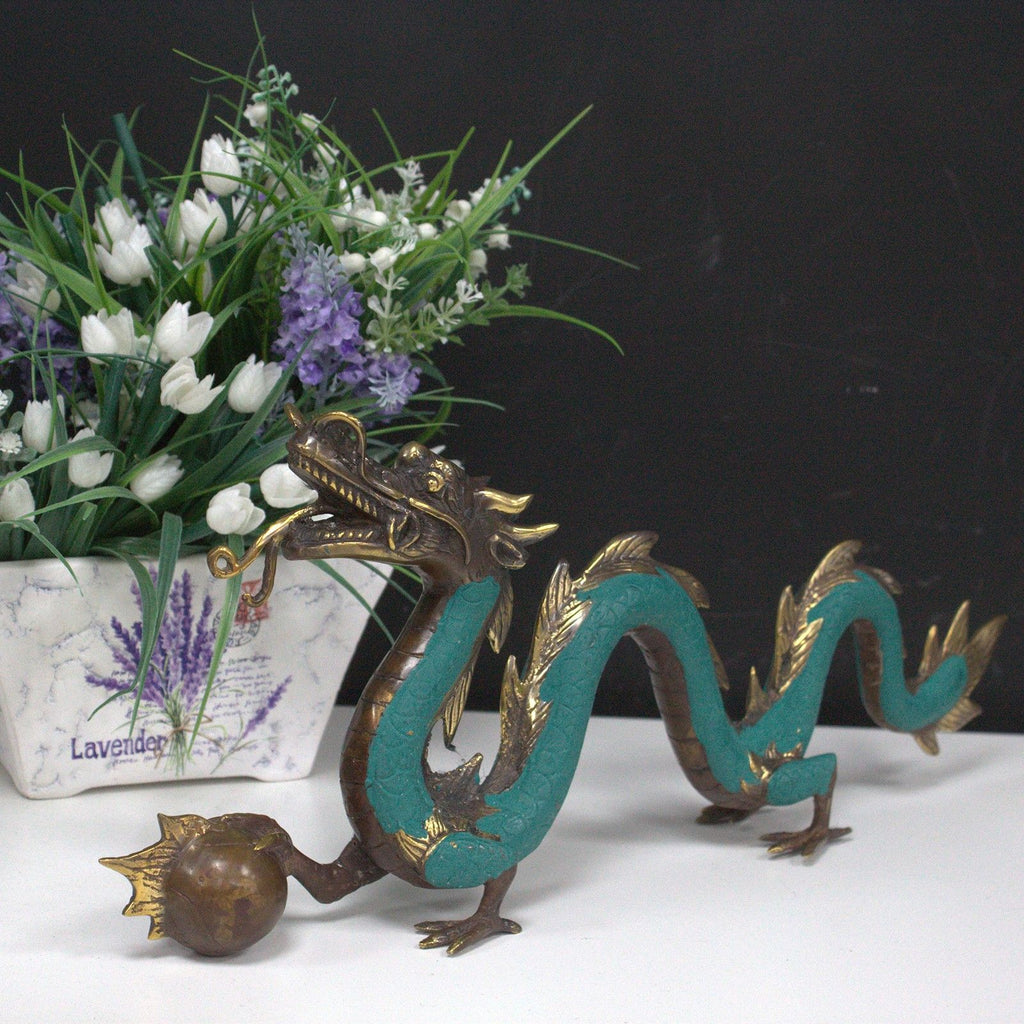 Fengshui Brass Dragon Ornament