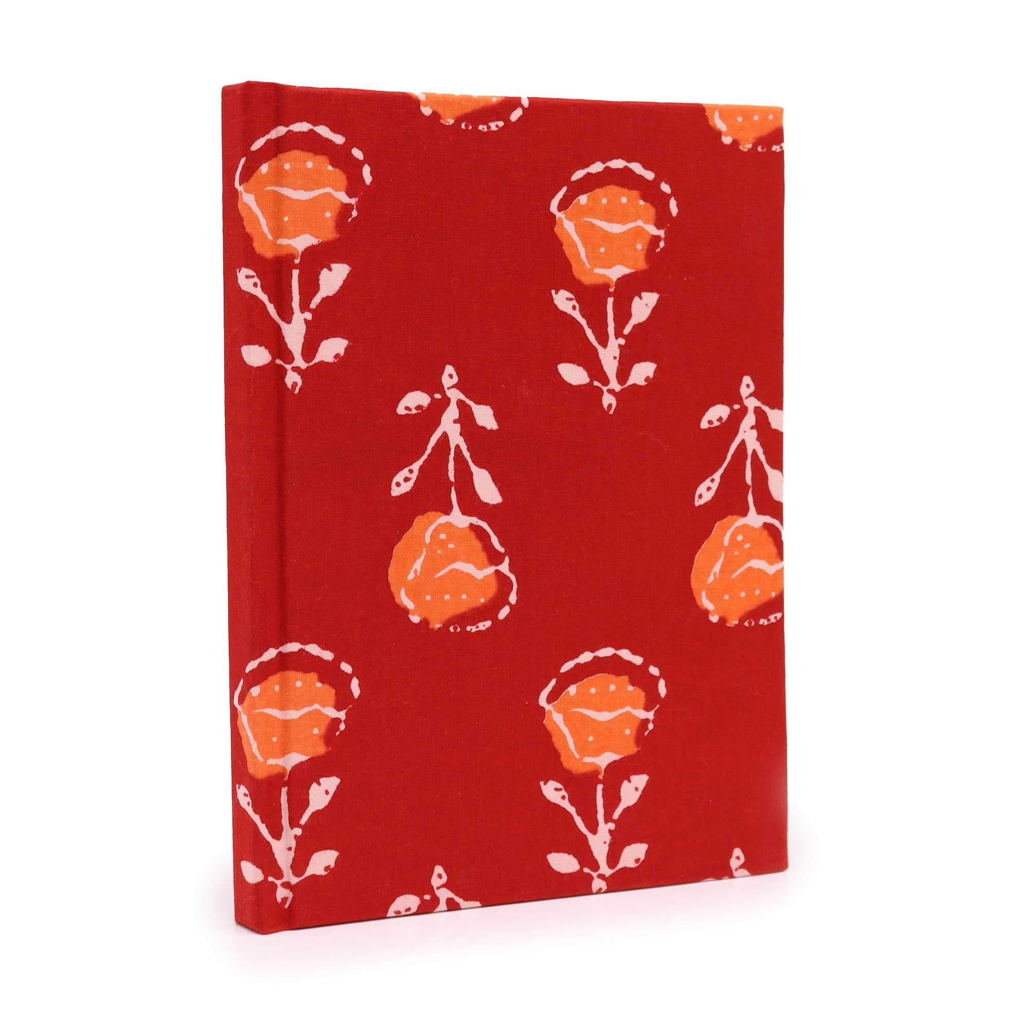 Handmade Notebook ~ Red Rose