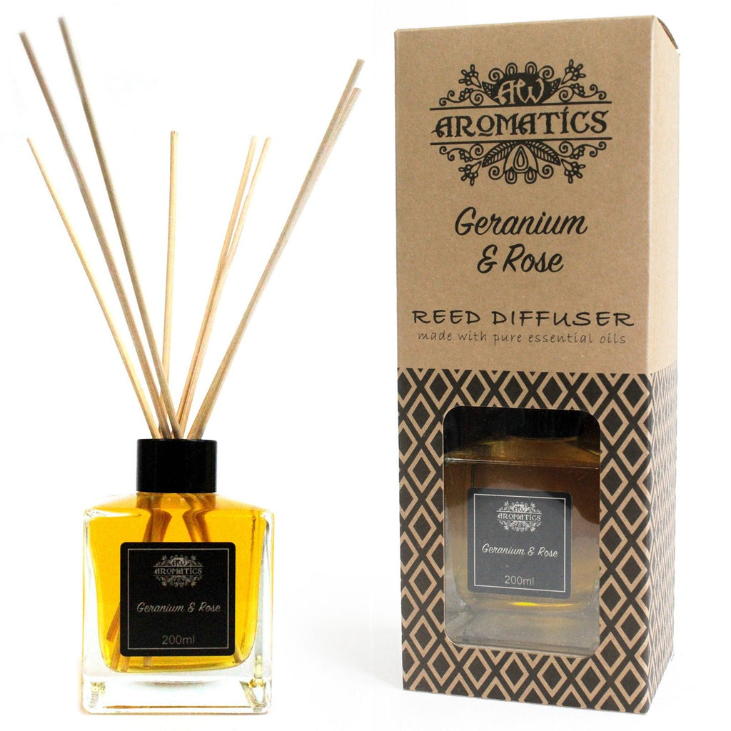 Reed Diffuser ~ Geranium & Rose