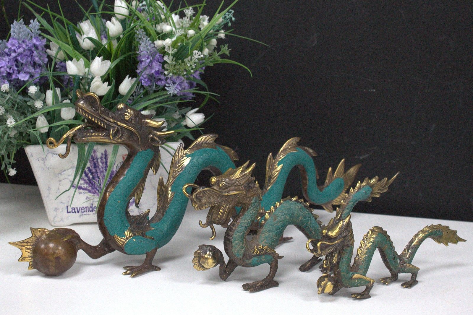 Fengshui Brass Dragon Ornament