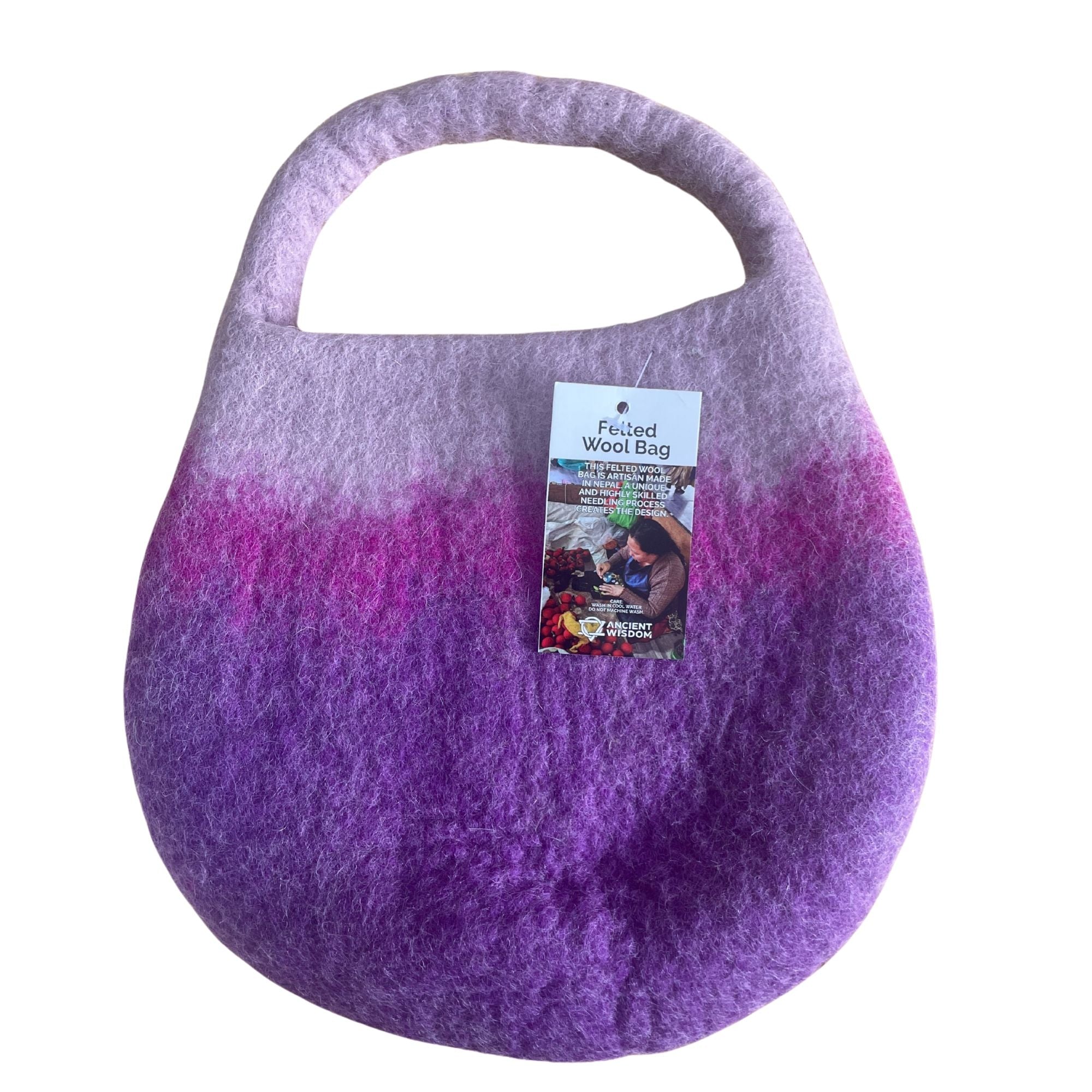 Whimsical Water Felted Bee Bags