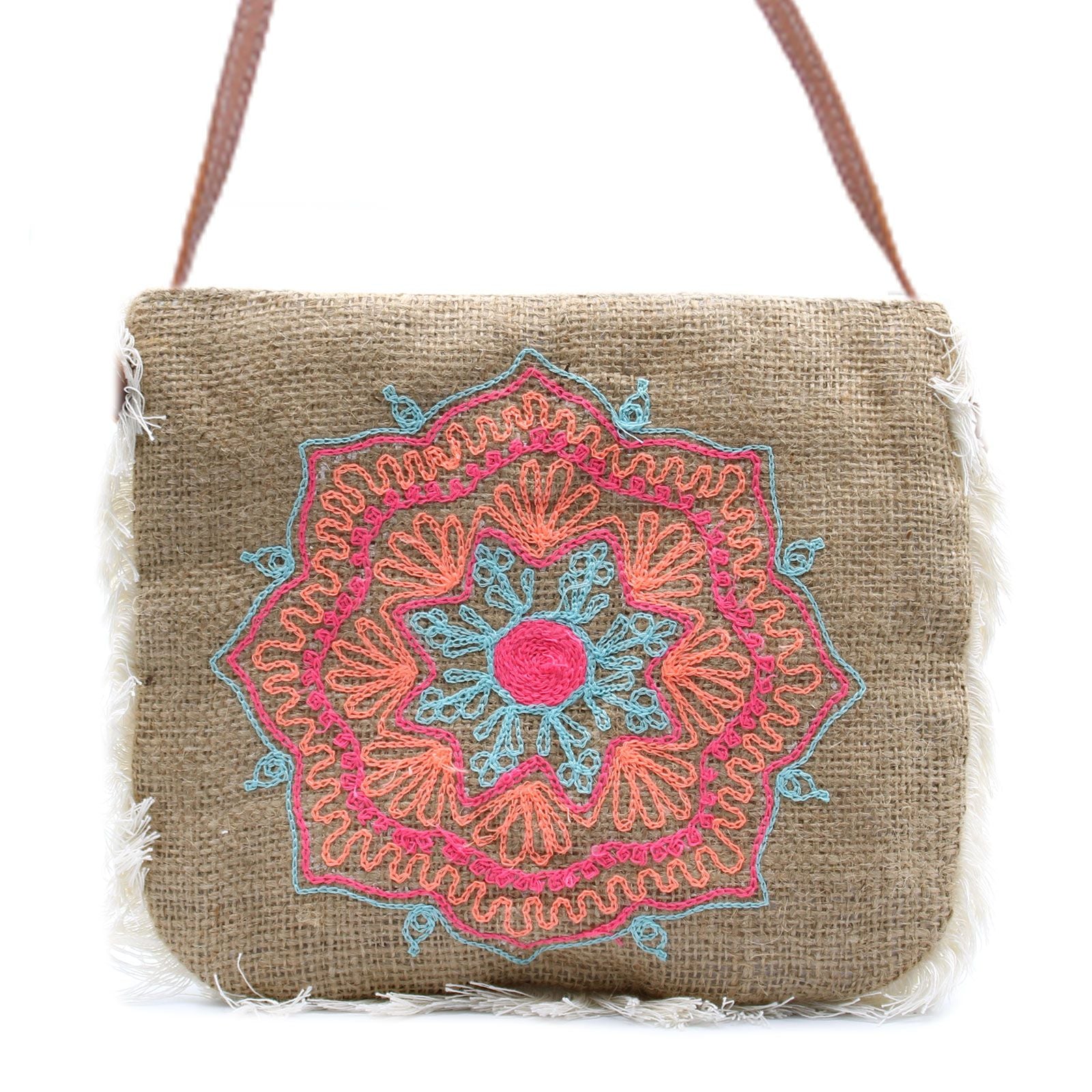 Fringed Mandala Bag