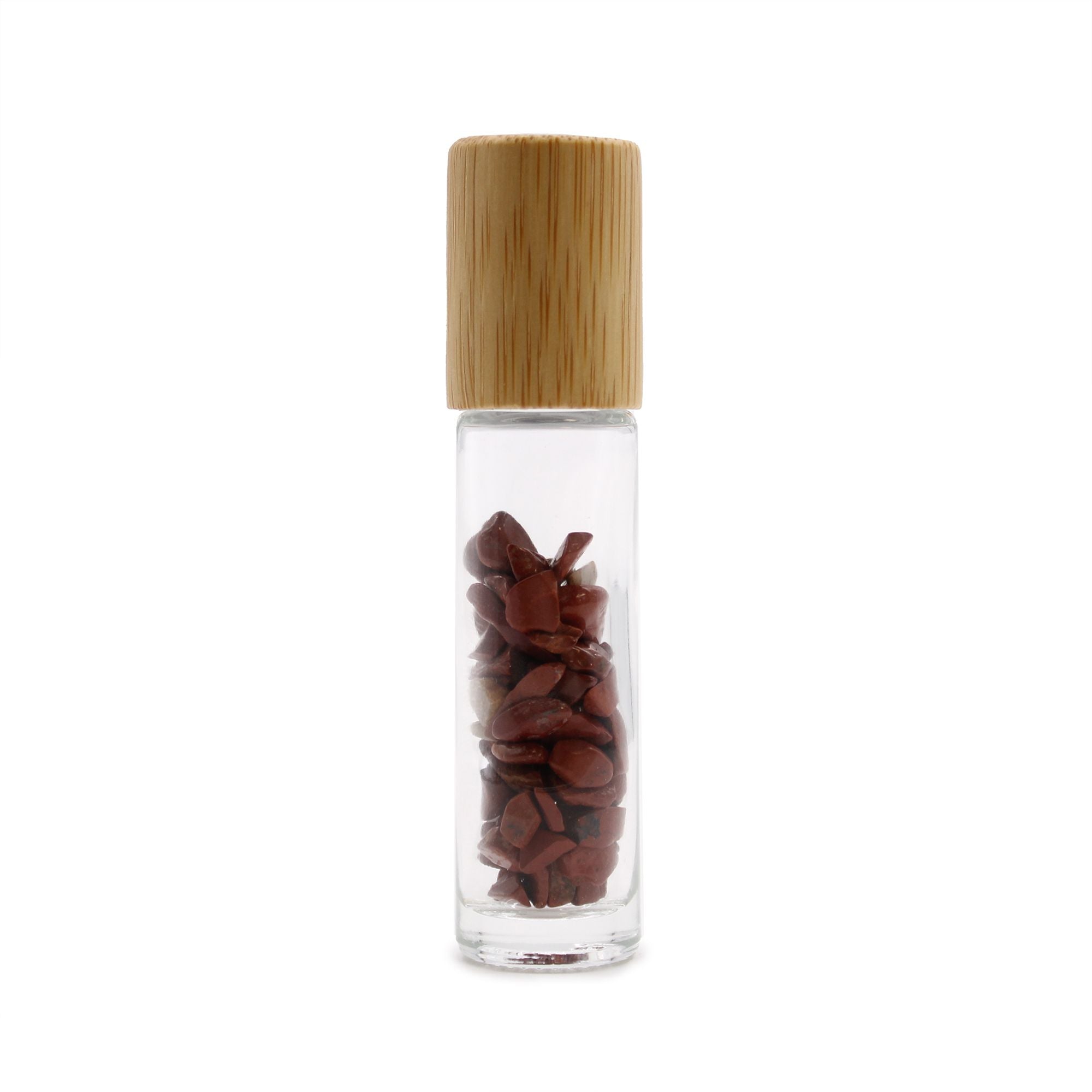 Red Jasper ~ Empty Gemstone Roller Bottle