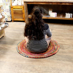 Ancient Wisdom Jute Rug ~ Round 90cms