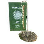 Mandala Flower Rope Incense and Holder Set