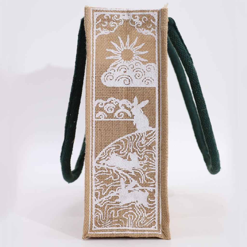 Hop Hare Tarot Inspired Jute Bags