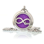 Infinity Love Aromatherapy Necklace ~ 25mm
