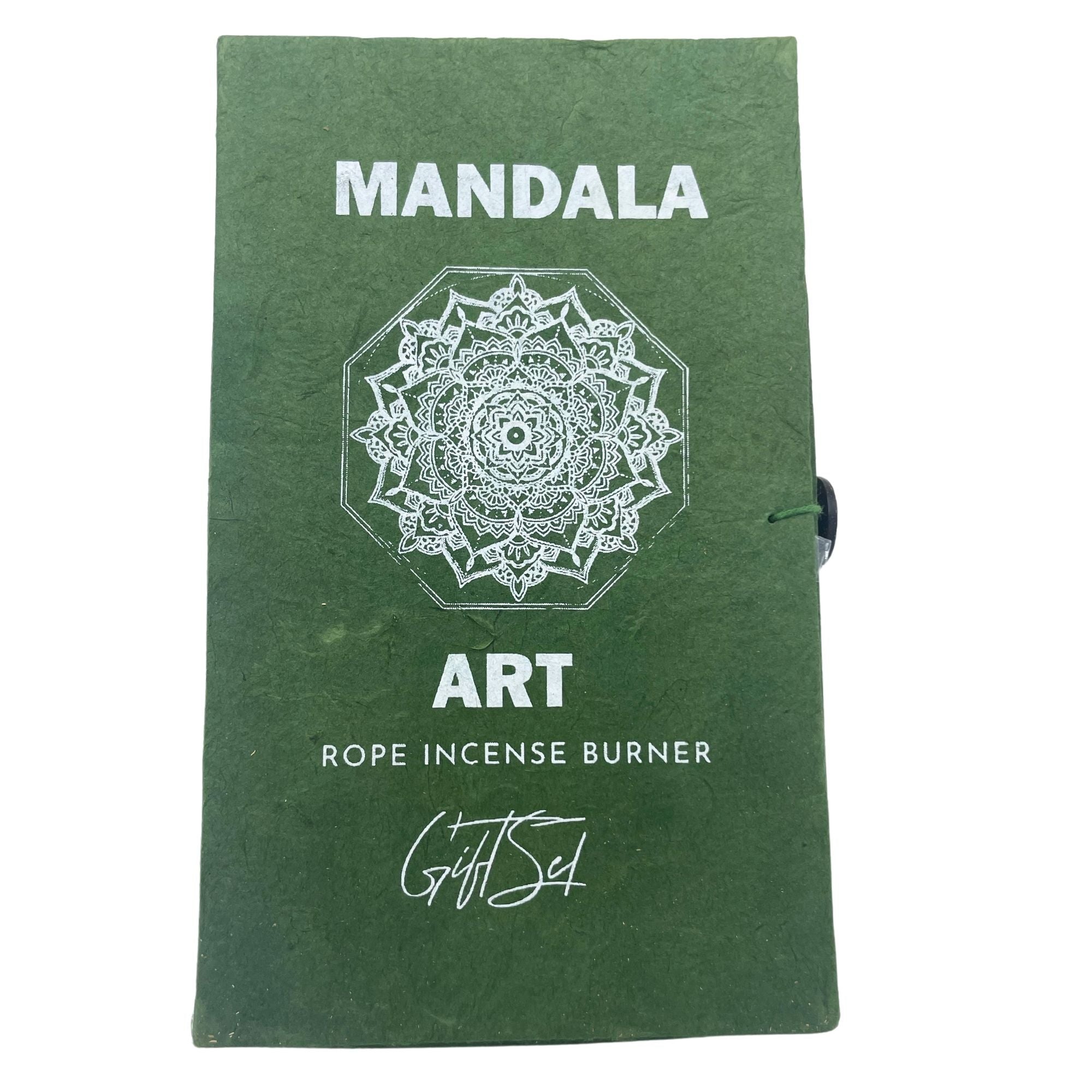 Mandala Flower Rope Incense and Holder Set