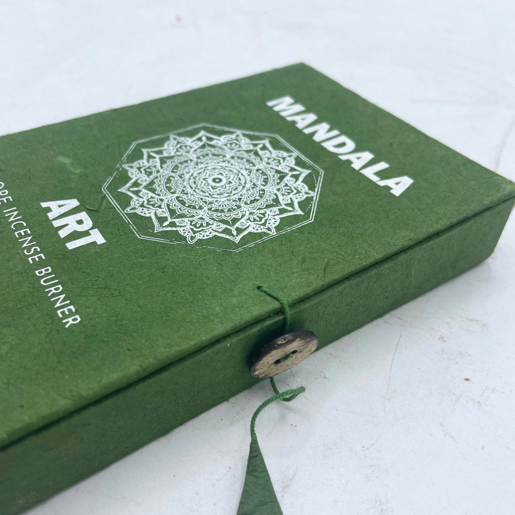 Mandala Flower Rope Incense and Holder Set
