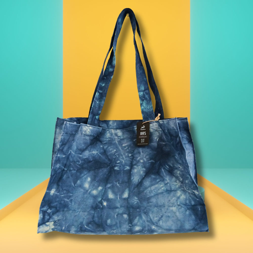 Handy Deep Sea Blue Tote Bag