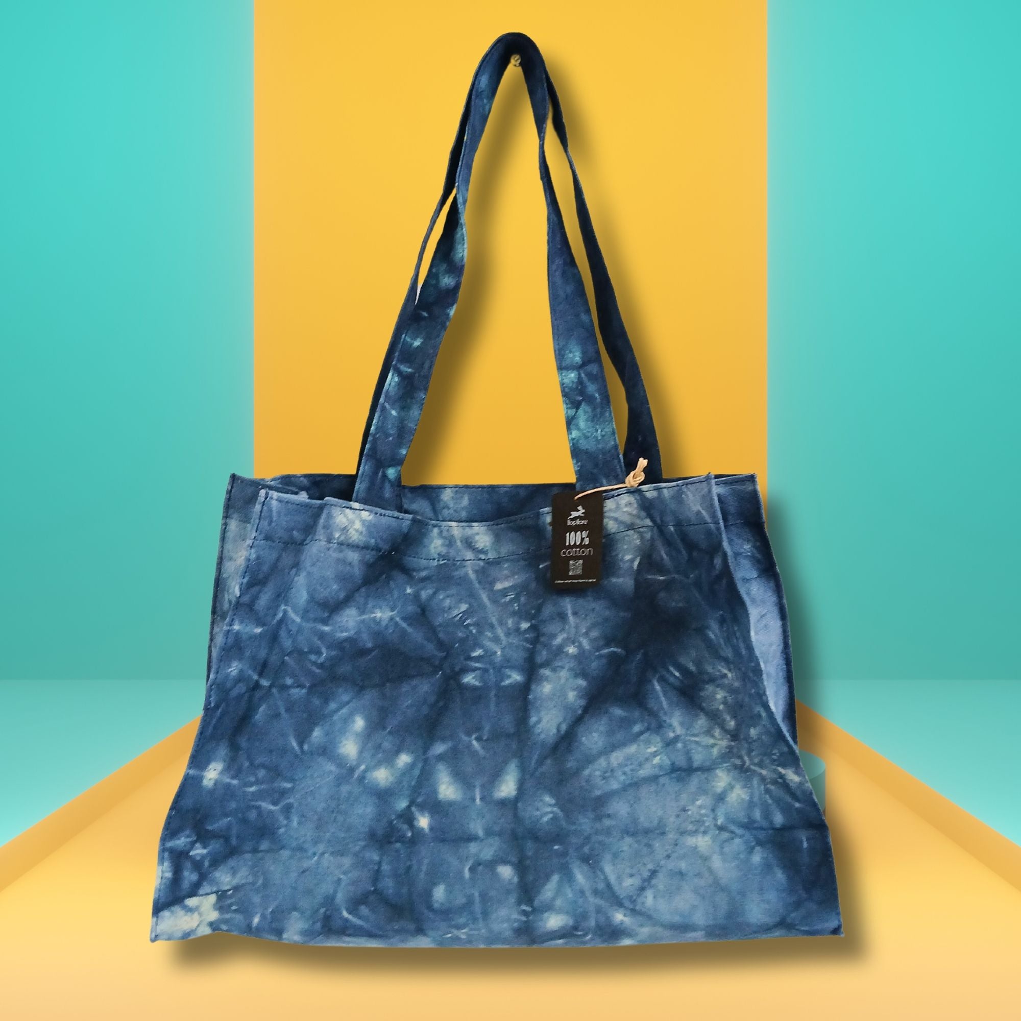 Handy Deep Sea Blue Tote Bag