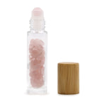 Rose Quartz ~ Empty Gemstone Roller Bottle