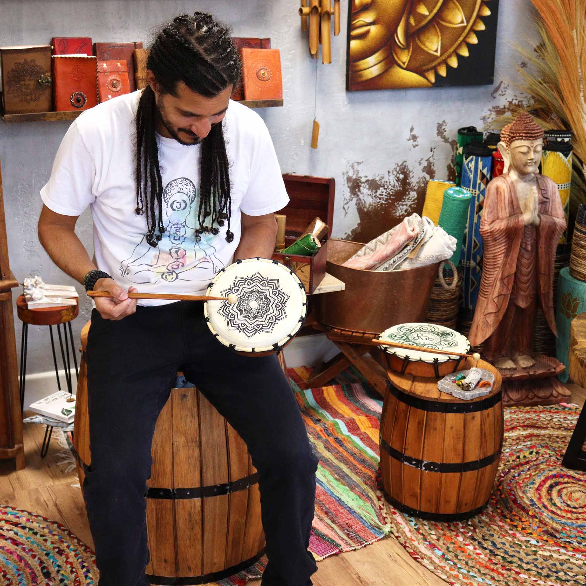 Shamanic Mandala Drum ~ 20cm