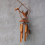 Bamboo Coconut Dragon Windchime