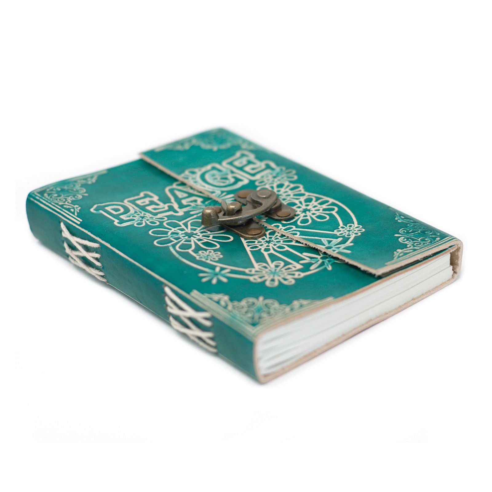 Green Peace Leather Notebook