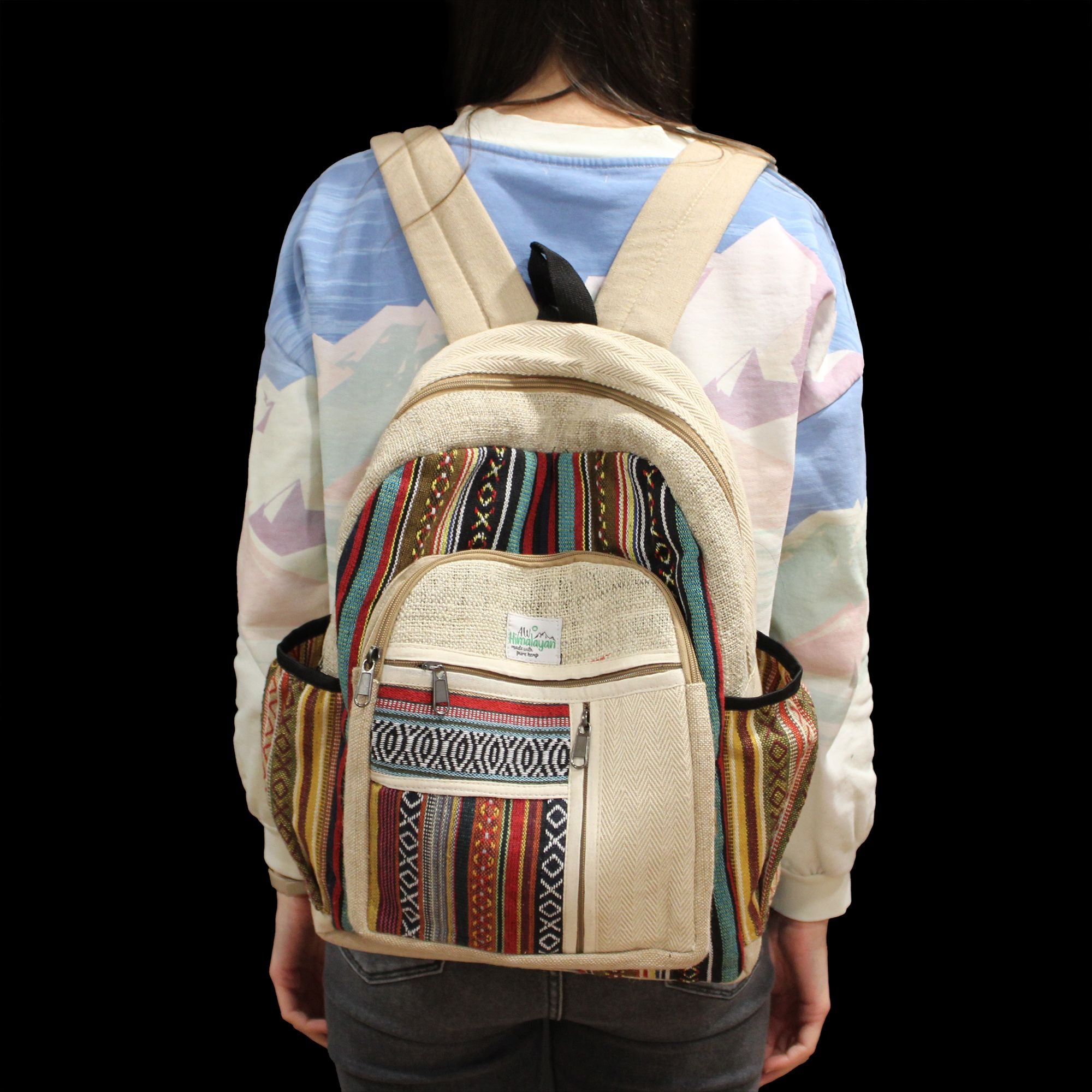 Large Hemp Backpack