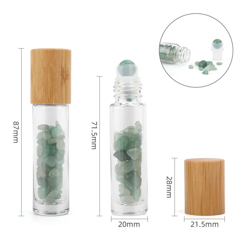 Aventurine ~ Empty Gemstone Roller Bottle