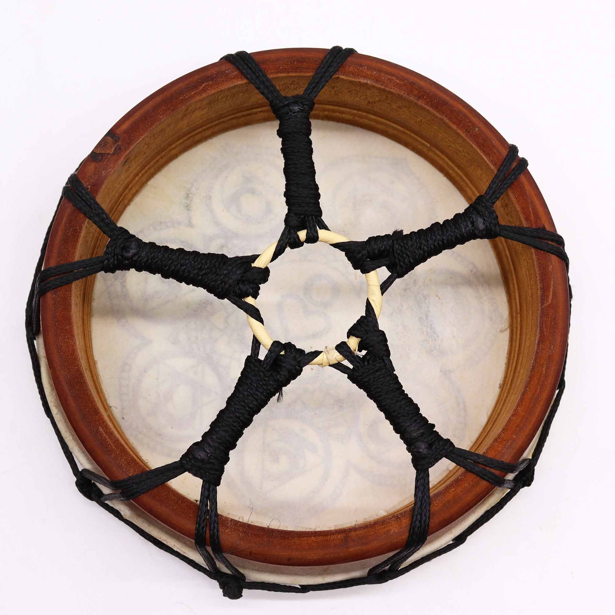 Chakra Flower Drum with Sticks ~ 25cm