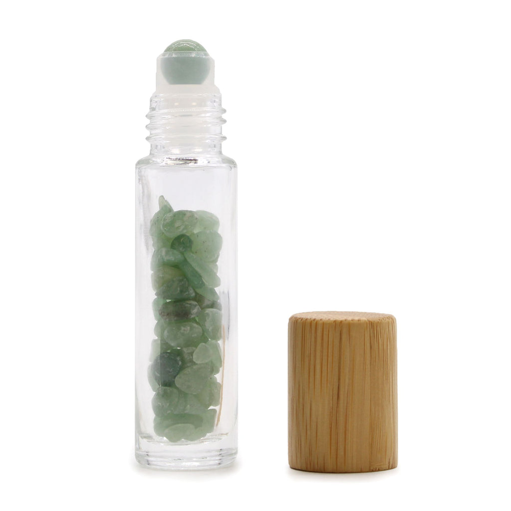 Aventurine ~ Empty Gemstone Roller Bottle