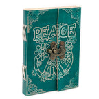 Green Peace Leather Notebook