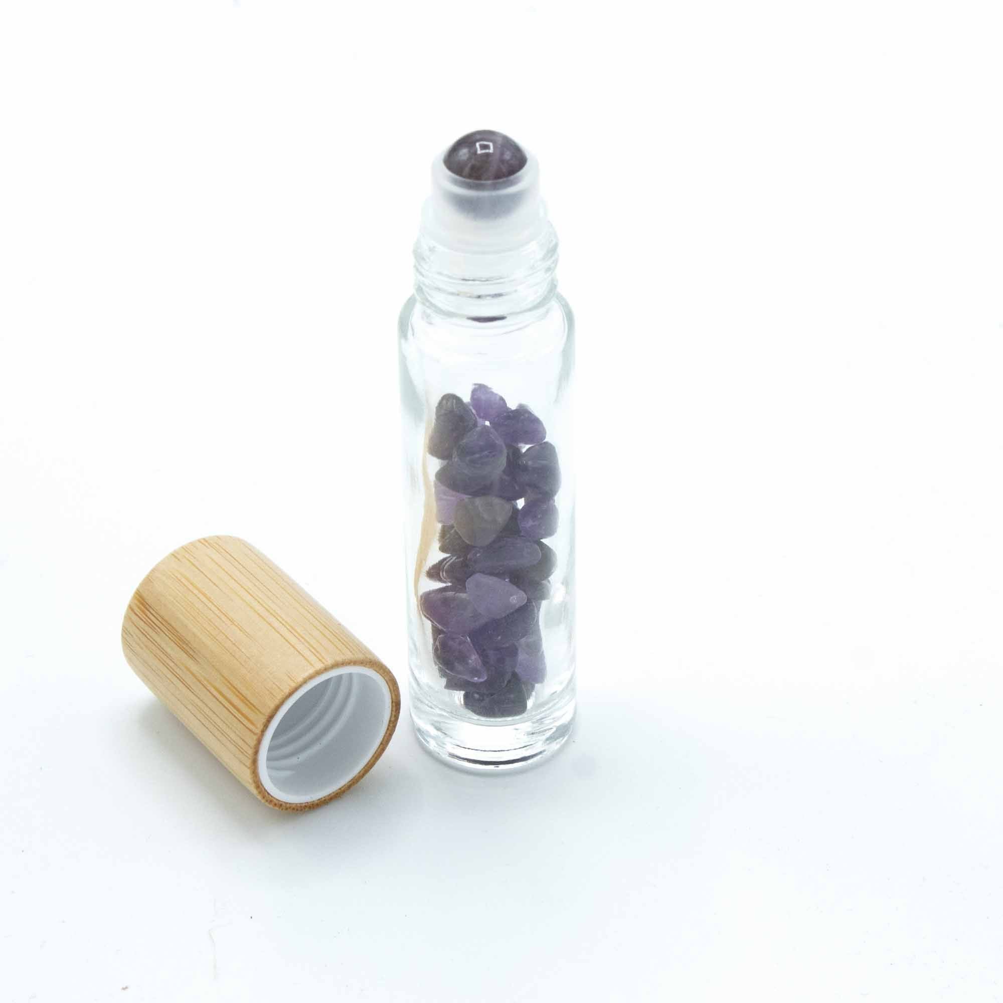 Amethyst ~ Empty Gemstone Roller Bottle