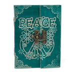 Green Peace Leather Notebook