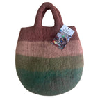 Felted Bag ~ Mushroom Garden